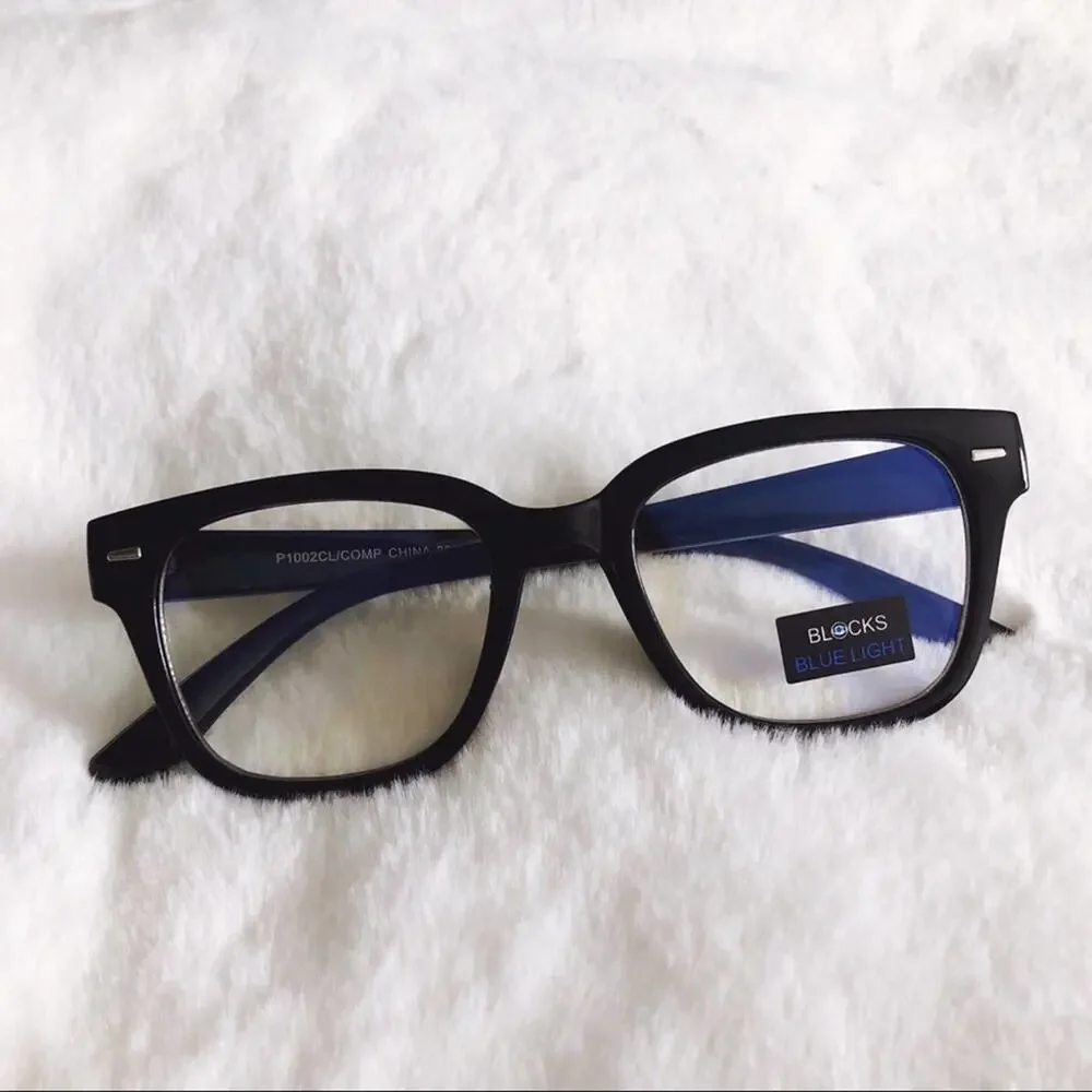 Bella Black Computer Blue Light Glasses